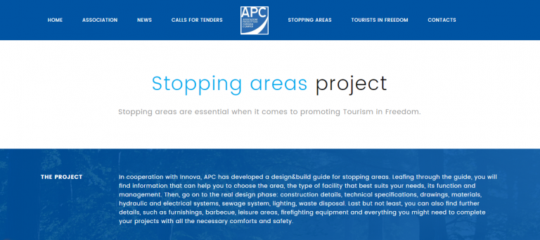 THE NEW STOPPING AREAS GUIDE IS ONLINE ON APC WEBSITE