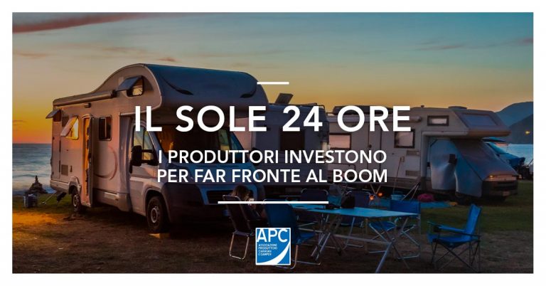 Il Sole 24 ore parla del comparto dei camper