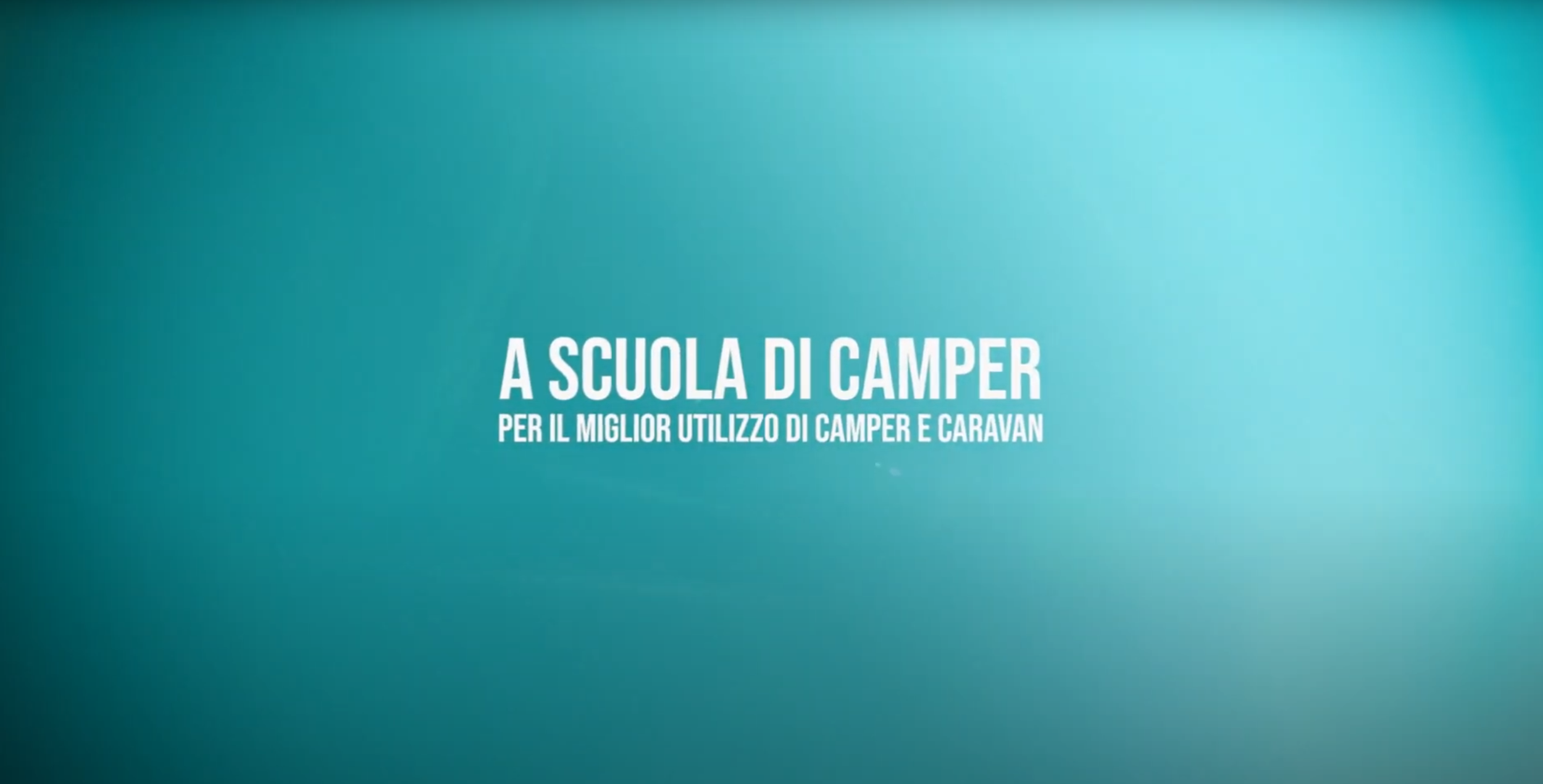 A scuola di camper