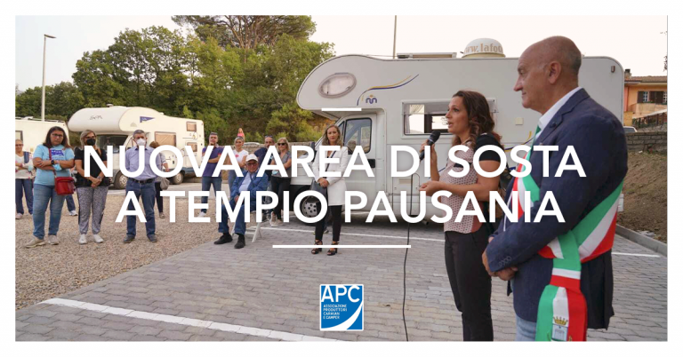 A Tempio Pausania una nuova area di sosta grazie anche ad APC